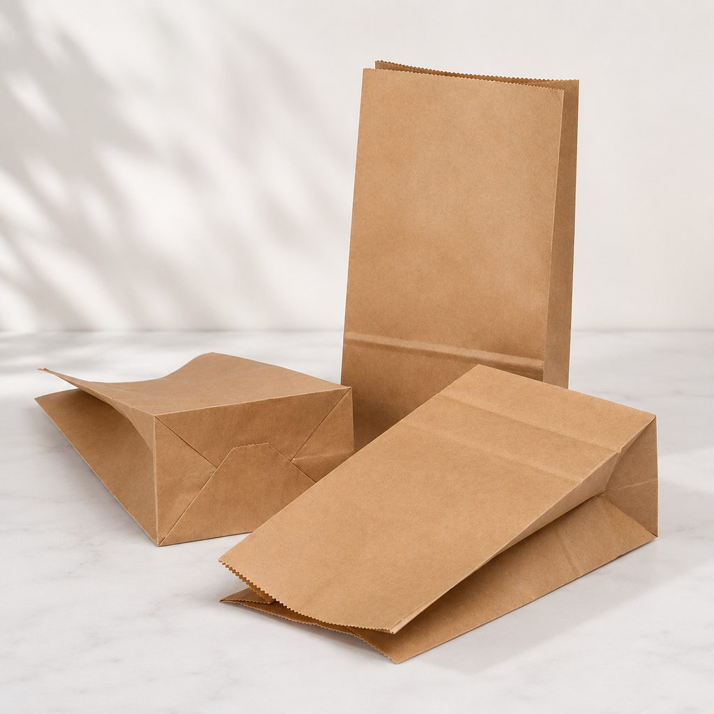 Kraft Paper Takeout Bag - 70g Non-Greaseproof