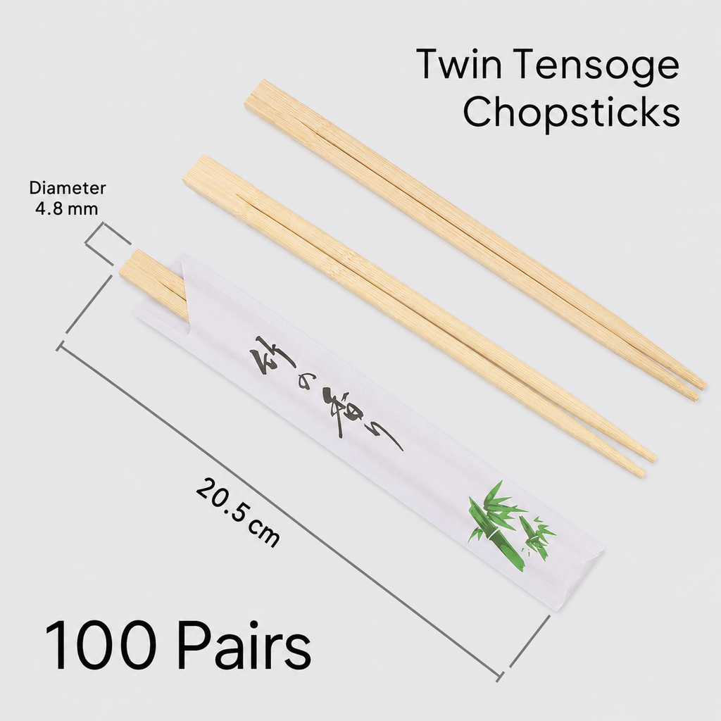 Twin Tensoge Disposable Chopsticks - 100 Pairs
