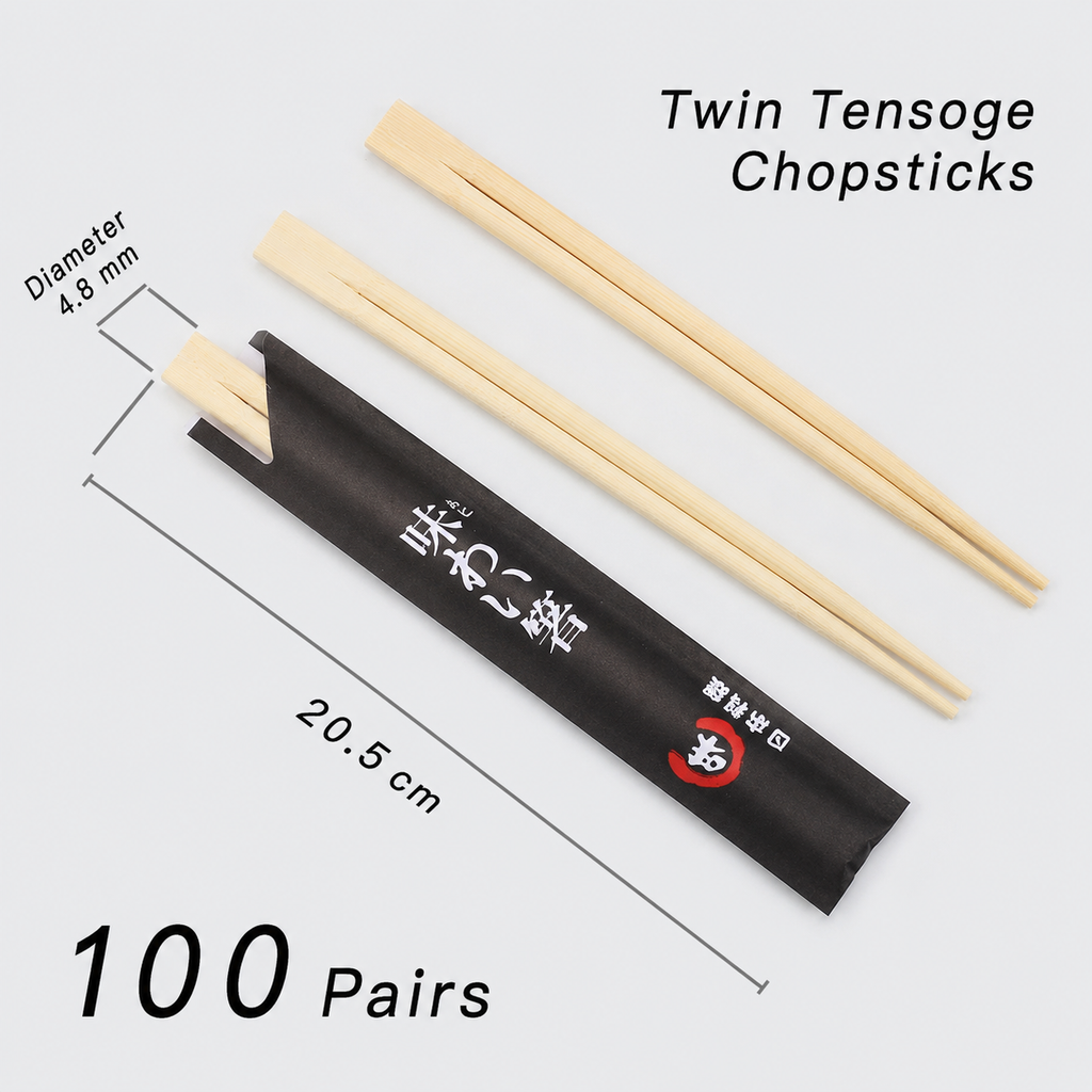 Twin Tensoge Disposable Chopsticks - 100 Pairs