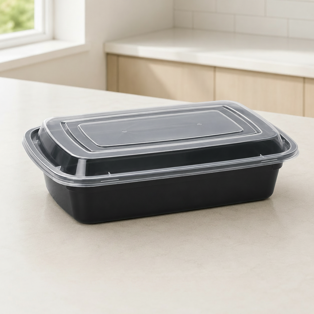 Rectangular Food Container - 1000ml / 34 oz
