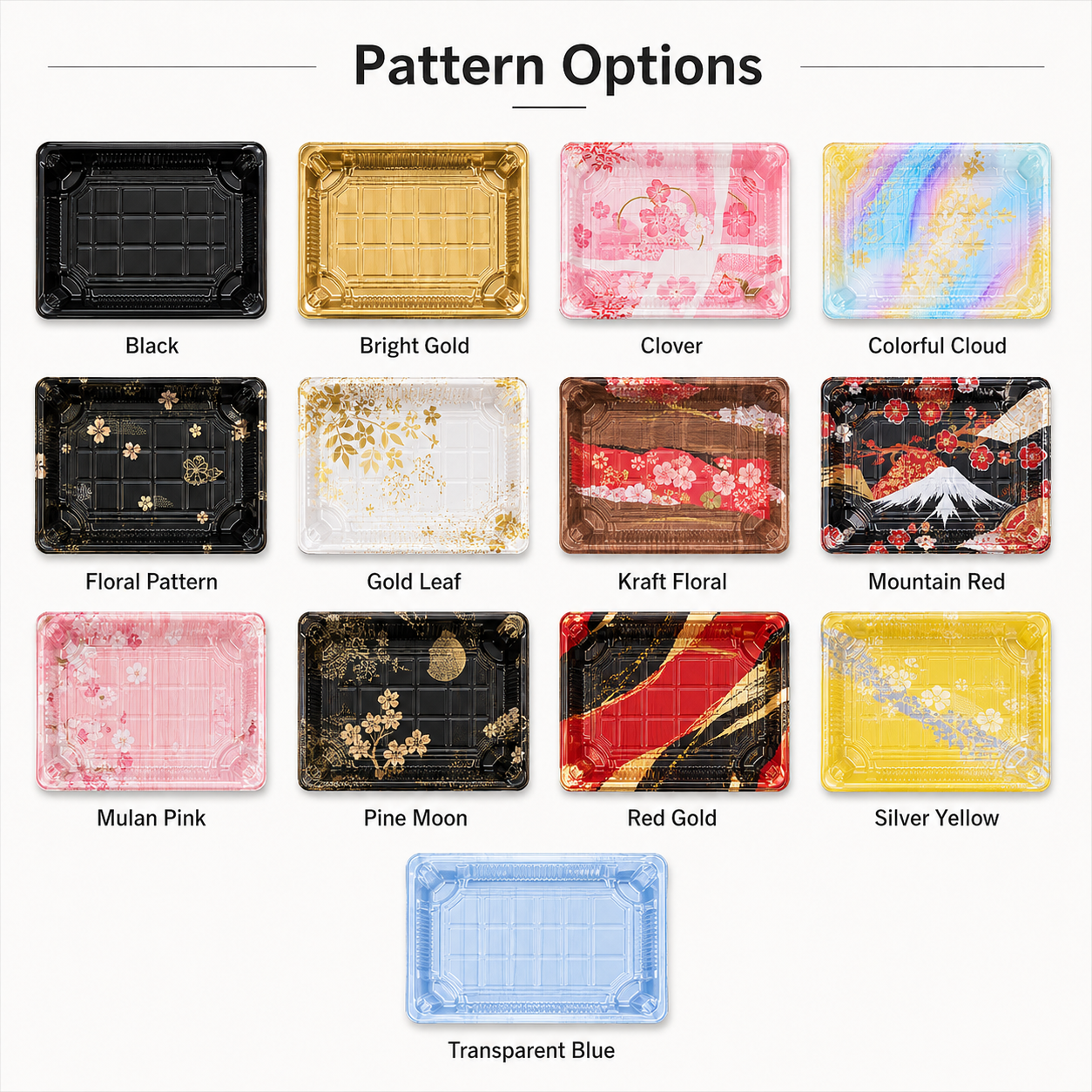Sushi Takeout Box - EZ-02, 400 Sets
